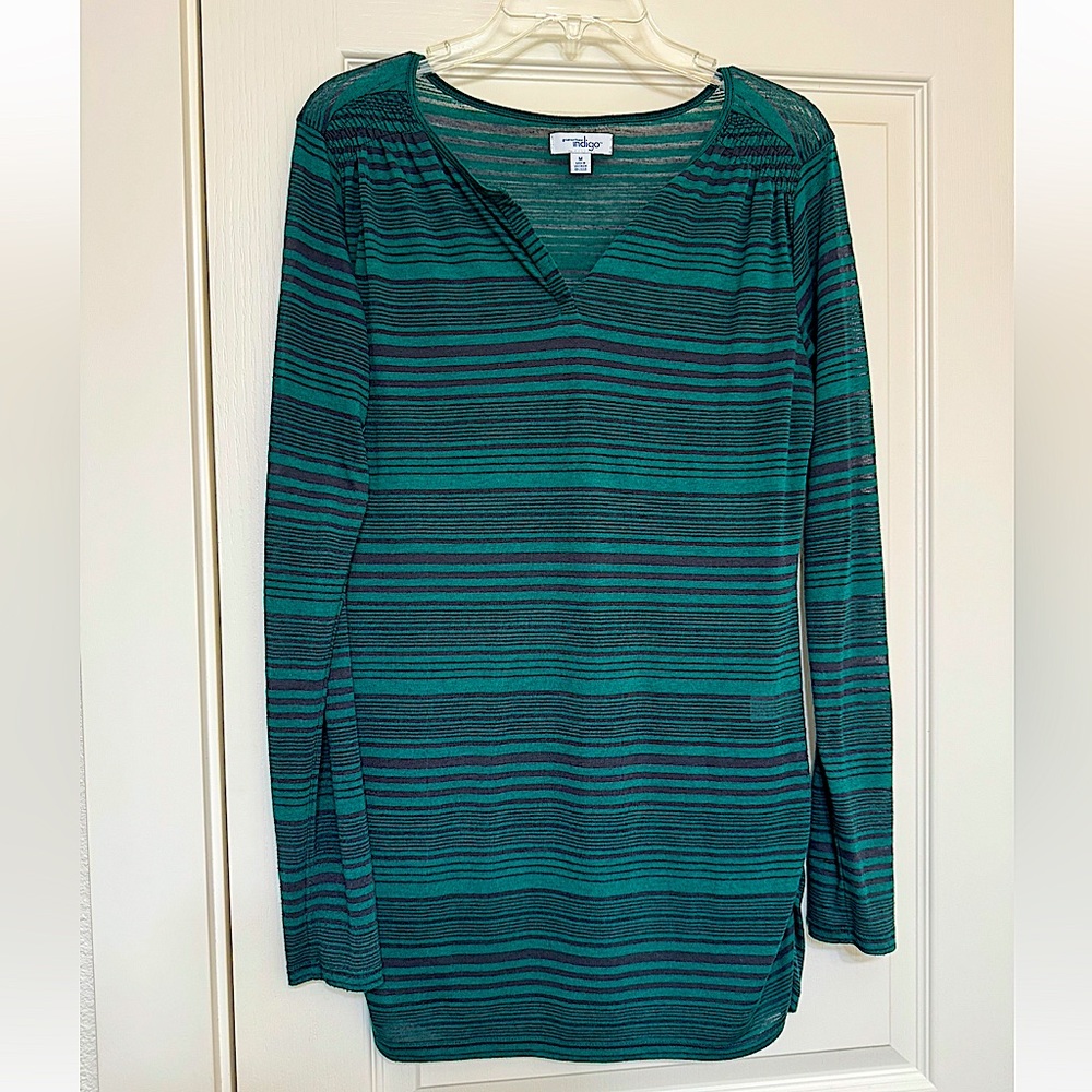 Great Northwest Indigo Women’s Cute Striped Top